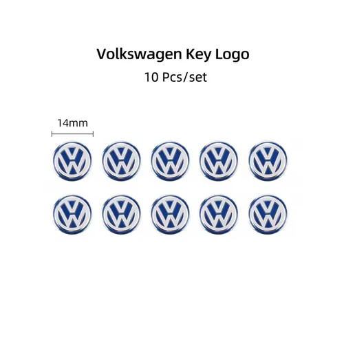 14mm schlüssel logo - 5x, vw